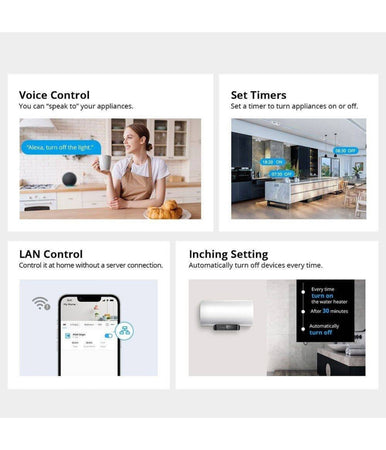 Interruttore Intelligente élite 16a Wifi Misura Consumo Elettrico Sonoff Powr316d