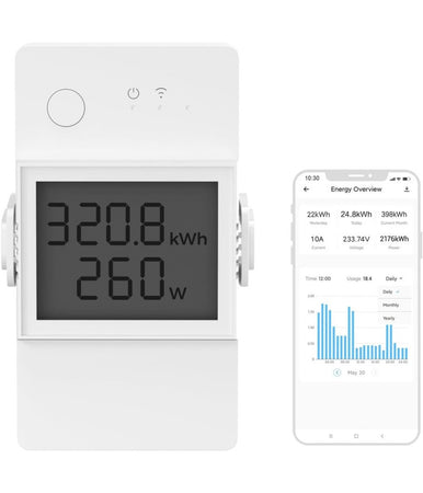 Interruttore Intelligente élite 16a Wifi Misura Consumo Elettrico Sonoff Powr316d