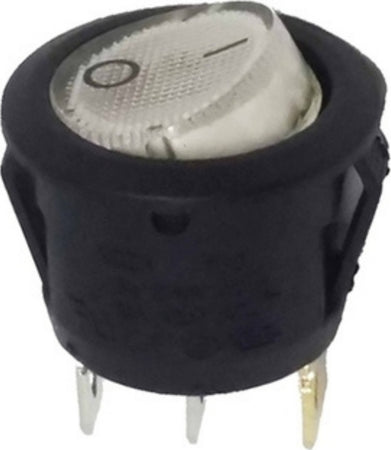 INTERRUTTORE LUMINOSO BIANCO TONDO DA INCASSO 20 mm UNIPOLARE 10 A - 3FASTON Fai da te/Materiale elettrico/Interruttori e dimmer/Interruttori da cavo Rossi Ricambi - Venetico Marina, Commerciovirtuoso.it