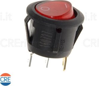 Interruttore-Luminoso-On-Off-Rosso-per-Stiromatic-6256,-6257,-6277,-6279,-6289,-6290