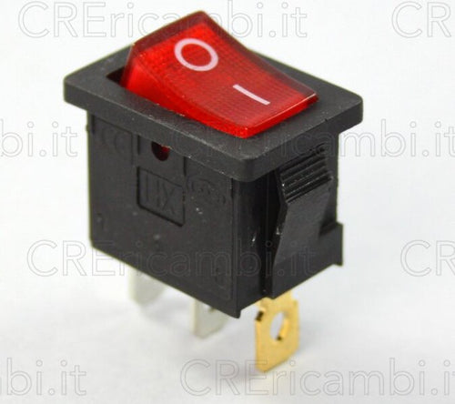 Interruttore-Luminoso-Rosso,-6A,-19x13mm,-3-Faston-da-4.8mm