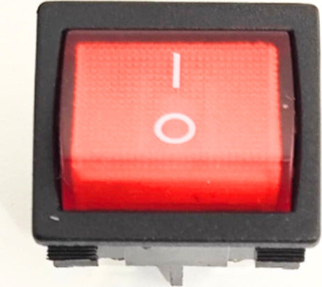 INTERRUTTORE-LUMINOSO-ROSSO-DA-INCASSO-BIPOLARE-10A-4-FASTON-FORO-CAVA-19-X-23