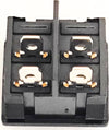 INTERRUTTORE-LUMINOSO-ROSSO-DA-INCASSO-BIPOLARE-10A-4-FASTON-FORO-CAVA-19-X-23
