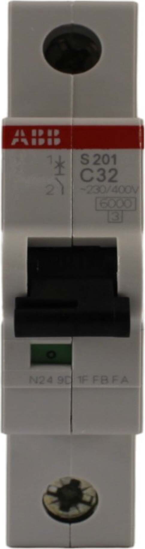 Interruttore-magnetotermico-1-polo-1-modulo-32A-curva-C-ABB