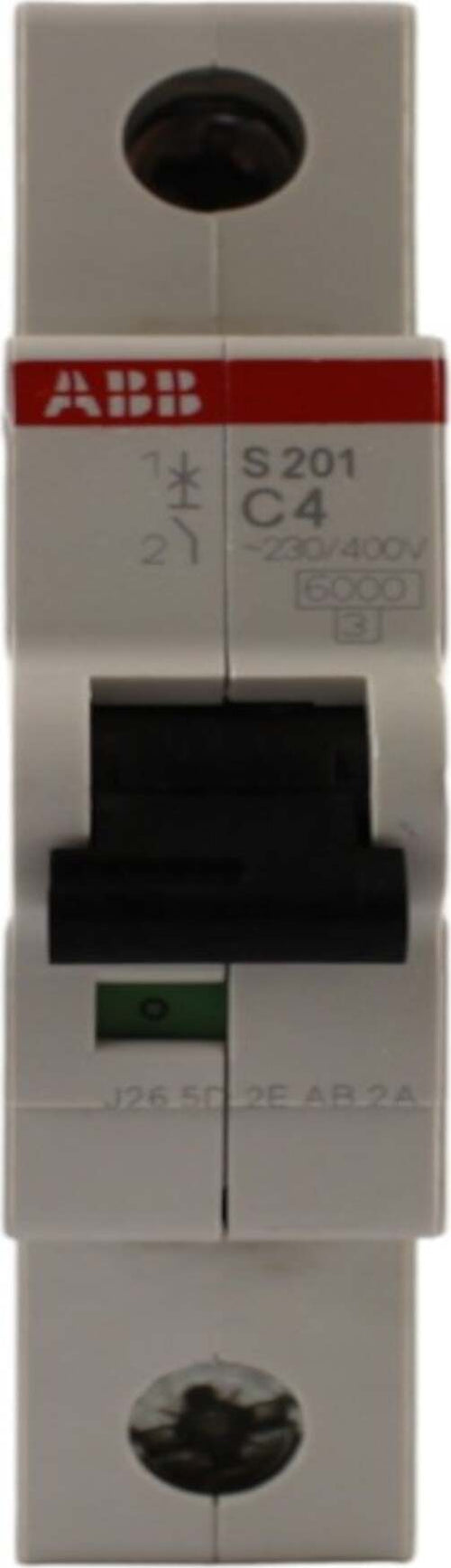 Interruttore-magnetotermico-1-polo-1-modulo-4A-curva-C-6kA-ABB