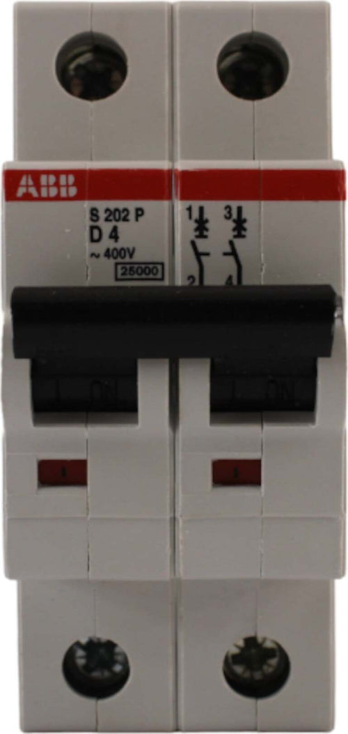 Interruttore-magnetotermico-2-poli-2-moduli-4A-curva-D-serie-UL-ABB