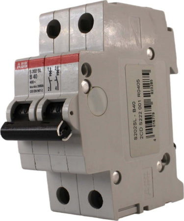 Interruttore-magnetotermico-2-poli-2-moduli-6kA-curva-B-40A-ABB