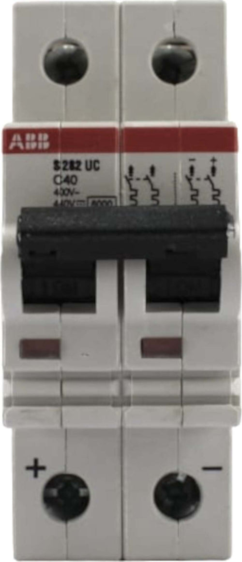 Interruttore-Magnetotermico-2P-2MOD.40A-S282-UC-Corrente-Continua---ABB
