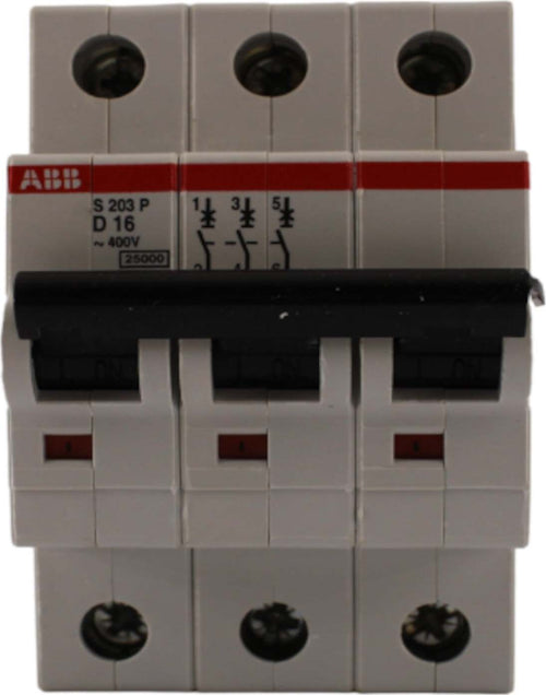 Interruttore-magnetotermico-3-poli-3-moduli-16A-curva-D-serie-UL-ABB
