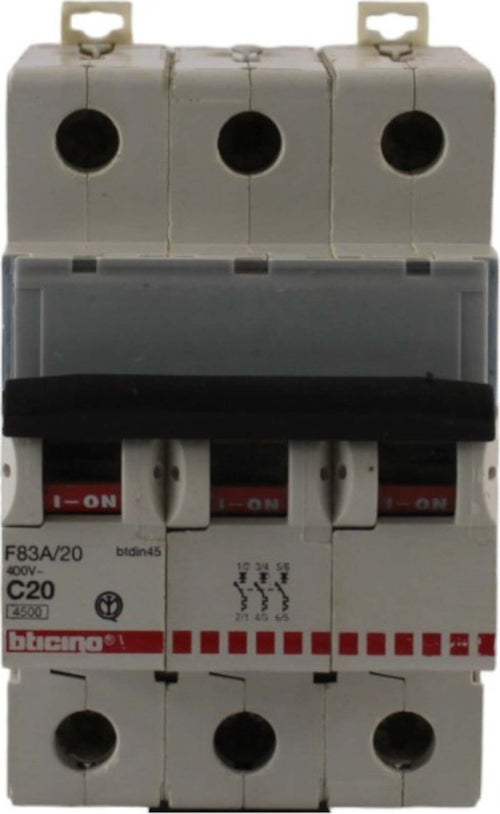 Interruttore-magnetotermico-3-poli-3-moduli-20A-curva-C-Bticino