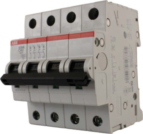 Interruttore-magnetotermico-4-poli-4-moduli-4,5-kA-curva-C-40A-ABB