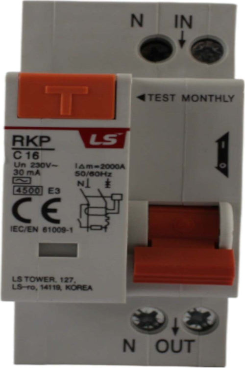 Interruttore-magnetotermico-differenziale-1P+N-16/0.03A-4.5kA-CURVA-C-LS-Electric