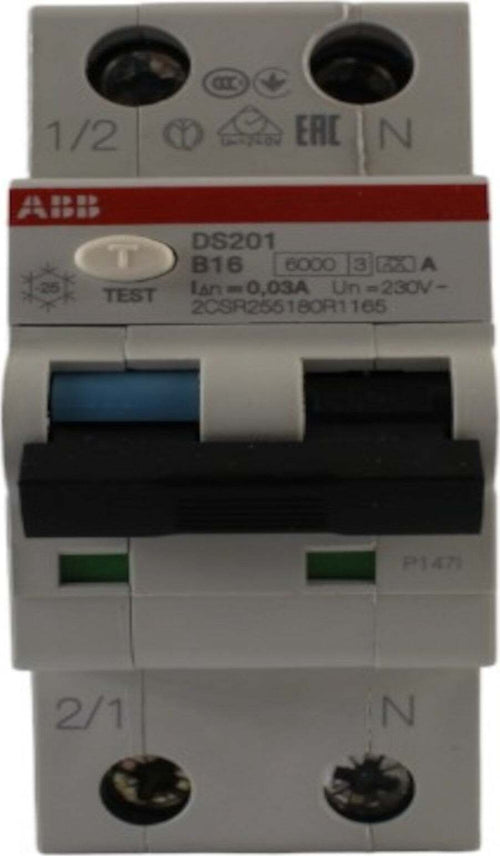 Interruttore-magnetotermico-differenziale-6KA-1P+N-classe-A-16A-curva-B-ABB