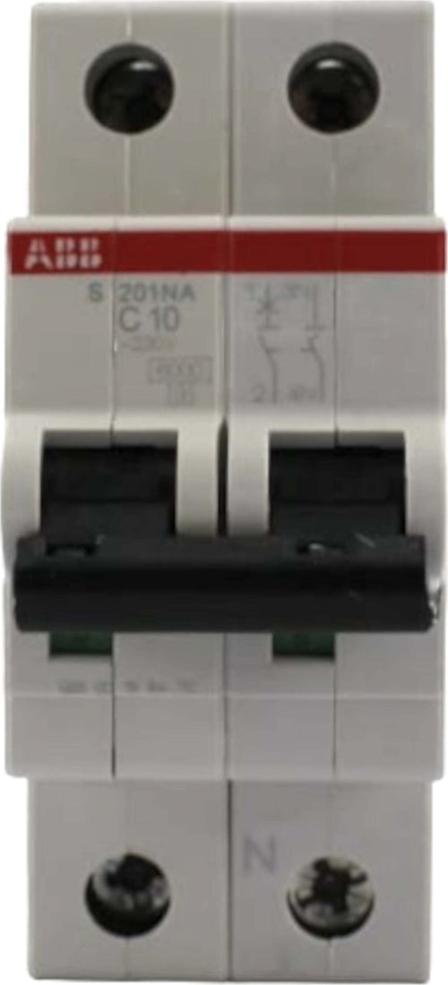 Interruttore-magnetotermico-S-201-Na---C10-6KA-1P+N-10A-Abb