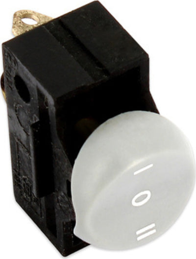 INTERRUTTORE PHON VARIE MARCHE TASTINO TONDO 3 CONTATTI 12x27mm Fai da te/Materiale elettrico/Interruttori e dimmer/Interruttori da cavo Rossi Ricambi - Venetico Marina, Commerciovirtuoso.it