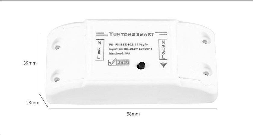 INTERRUTTORE RICEVITORE 10A WIFI ANDROID ON OFF SMARTPHONE SMART HOME CELLULARE  Trade Shop italia - Napoli, Commerciovirtuoso.it