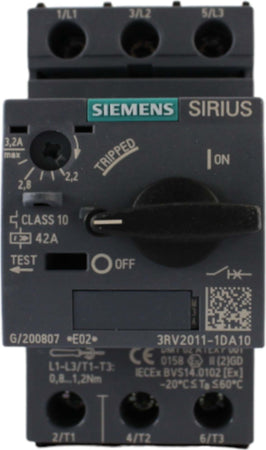 Interruttore-salvamotore-3x2.2A-3.2A-Siemens