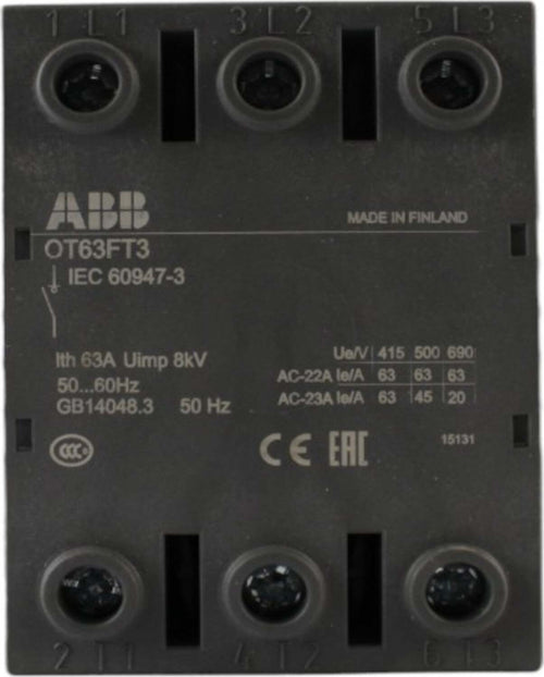 Interruttore-sezionatore-3-poli-750V-63A-ABB