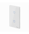 Interruttore Sonoff Smart 2 Canale Controller Wifi Placca Touch Domotica T2us2c