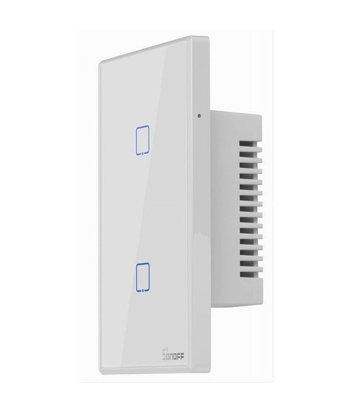 Interruttore Sonoff Smart 2 Canale Controller Wifi Placca Touch Domotica T2us2c