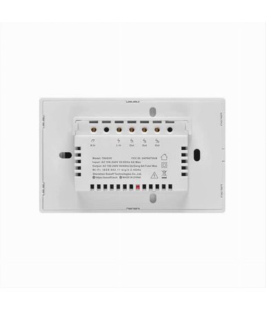 Interruttore Sonoff Smart 3 Canale Controller Wifi Placca Touch Domotica T2us3c