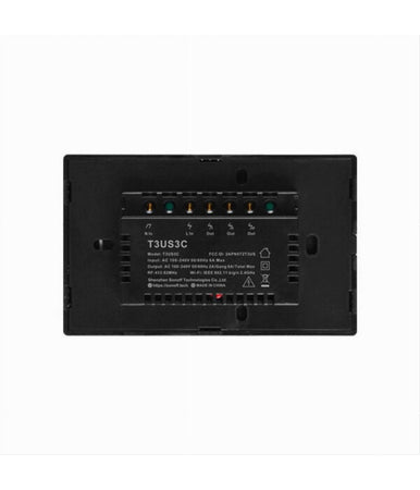 Interruttore Sonoff Smart 3 Canale Controller Wireless Placca Touch Domotica T3us3c