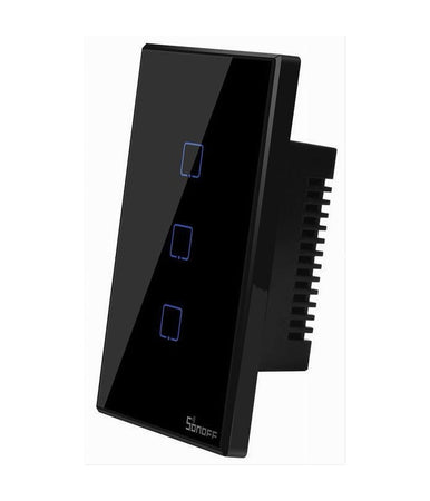 Interruttore Sonoff Smart 3 Canale Controller Wireless Placca Touch Domotica T3us3c