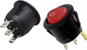 INTERRUTTORE TONDO LUMINOSO ROSSO DA INCASSO DIAMETRO 20 mm. -3 FASTON - CODICE RICAMBIO MT20044R Commercio Industria e Scienza/Impianti elettrici/Controlli e indicatori/Interruttori industriali/Interruttori di base Rossi Ricambi - Venetico Marina, Commerciovirtuoso.it