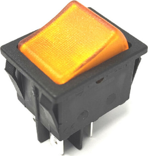 INTERUTTORE BIPOLARE LUMINOSO 16A GIALLO  POLTI - PER VAPORETTO, VAPORELLA , MONDIAL VAP - M0006875 SOSTITUISCE M0002279  Casa e cucina/Ferri da stiro e accessori/Accessori per ferro e asse da stiro/Accessori per generatori di vapore Rossi Ricambi - Venetico Marina, Commerciovirtuoso.it
