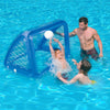 Set rete pallanuoto gonfiabile per piscina 140 x 89 cm, kit porta