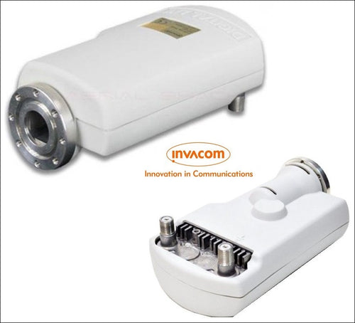 LNB Twin 0,3dB per parabole Primo Fuoco e Offset INVACOM TWF-031