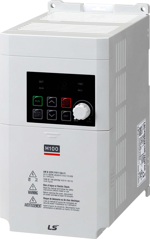 Inverter-1x200-240Vac,-1.5kW---7.5A-HD,-Advanced-I/O-FC,-IP20,-EMC-Filter-C2,-LED-Keypad,-Modbus-Com,-Built-in-DB-LS-Electric