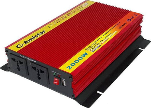 Inverter di Potenza 2000W G-Amistar Trasforma 12V a 220V + USB Elettronica/Elettronica per veicoli/Accessori/Accessori audio e video/Invertitori di corrente Zencoccostore - Formia, Commerciovirtuoso.it