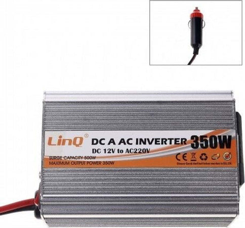 Inverter Di Potenza 350 Watt 12v 220v Convertitore Tasto On Off Per Auto P350w Auto e Moto/Accessori per auto/Inverter di potenza Trade Shop italia - Napoli, Commerciovirtuoso.it