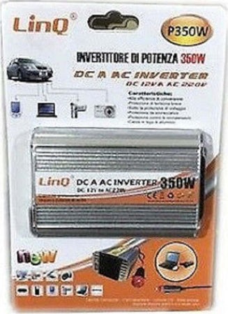 Inverter Di Potenza 350 Watt 12v 220v Convertitore Tasto On Off Per Auto P350w Auto e Moto/Accessori per auto/Inverter di potenza Trade Shop italia - Napoli, Commerciovirtuoso.it