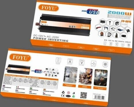 Inverter Di Potenza 500W 1000W 1500W 2000W 3000W 4000W 5000W USB DA 12V A 220V Elettronica/Elettronica per veicoli/Accessori/Accessori audio e video/Invertitori di corrente Zencoccostore - Formia, Commerciovirtuoso.it