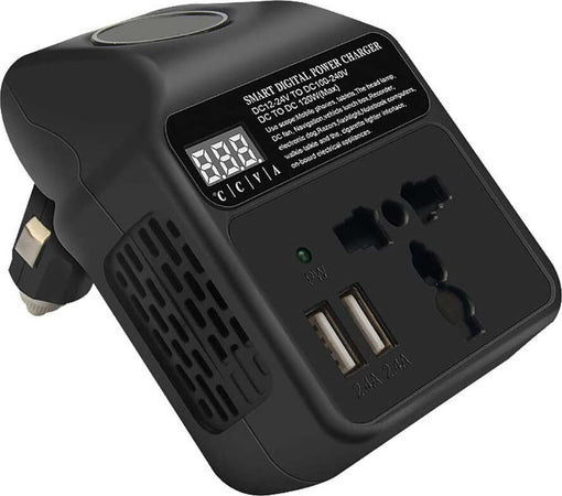 Inverter Di Potenza Per Auto Da 150w Cc A Ca Caricatore Usb Convertitore Qy-4168 Auto e Moto/Accessori per auto/Inverter di potenza Trade Shop italia - Napoli, Commerciovirtuoso.it