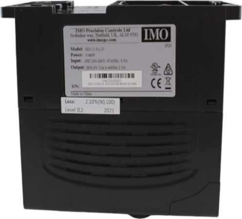 Inverter-monofase-serie-SD1-0,40kW-ingresso-200/240V-2,5A-uscita-trifase-230V-IP20-controllo-vettoriale-IMO-Precision-Controls