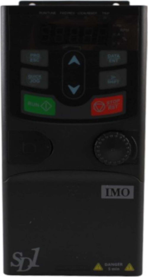 Inverter-monofase-serie-SD1-1.5kW-ingresso-200/240V-uscita-trifase-230V-IP20-controllo-vettoriale-IMO-Precision-Controls