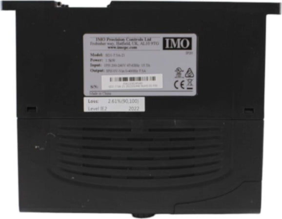 Inverter-monofase-serie-SD1-1.5kW-ingresso-200/240V-uscita-trifase-230V-IP20-controllo-vettoriale-IMO-Precision-Controls