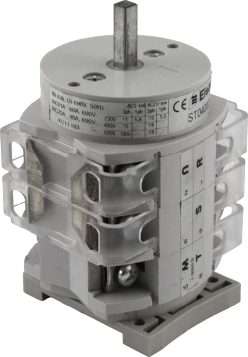 Invertitore-600V/40A-3P+AUX(DIN)-63A-AC1---ALEYAY
