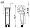 LNB Twin Flange PRO INVERTO per parabole primo fuoco e Offset