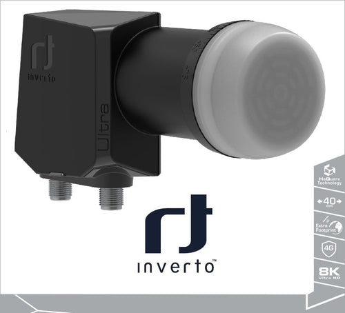 LNB Twin ULTRA Universal High-Gain Low-Noise 40mm INVERTO