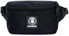 Invicta Marsupio Luke Waist BagNero Tinta Unita Black Logo Bianco marsupio Unisex Casual Fashion