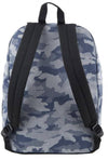Invicta Zaino Rise Porta Pc 13 Fantasia Militare Blu Con Tasca Frontale Zaino Scuola Con Spallacci Regolabili E Fondo Imbottito