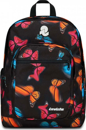 Invicta Zaino Scuola Jelek, Nero Scintillante, Doppio Invicta Zaino Scuola Jelek, Nero Scintillante, Doppio