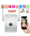 Ip Camera Wifi Esterno 2mp 1080p Led Lampada Solare Ip66 Telecamera Cam Sd Rec