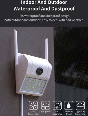 Ip Camera Wifi Esterno 3mp 1080p Led Lampada Solare Ip66 Telecamera Cam Microsd Sistemi di Videosorveglianza Trade Shop italia - Napoli, Commerciovirtuoso.it