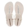 Sandali Ipanema Class Chic Donna Beige Crystal con cinturini a catena metallizzata