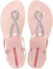 Sandali Ipanema Class Twist Donna Rosa Chiaro con dettaglio metallizzato e suola decorata